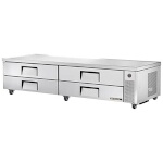 True TRCB-96-HC - Chef Base, (4) drawers, stainless steel front/sides
